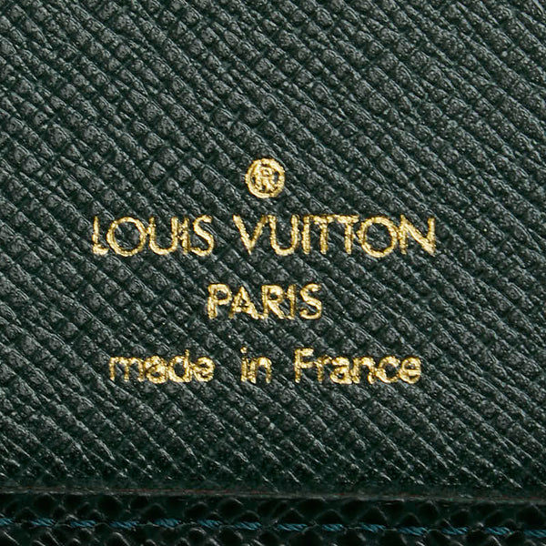 ルイ ヴィトン タイガ アジェンダ ビューロー 手帳カバー ブックカバー R20407 エピセア グリーン レザー レディース LOUIS VUITTON 【中古】