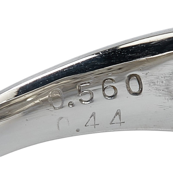 Pt900 プラチナ ダイヤ0.560ct ダイヤ0.44ct リング 指輪 レディース 10.5号 【中古】