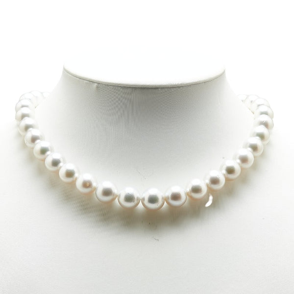 スターリングシルバー 白蝶真珠11～13.2mm ネックレス レディース 【中古】