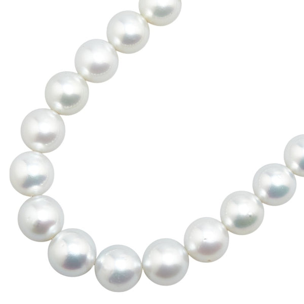 スターリングシルバー 白蝶真珠11～13.2mm ネックレス レディース 【中古】