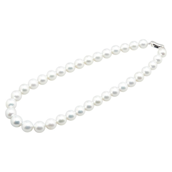 スターリングシルバー 白蝶真珠11～13.2mm ネックレス レディース 【中古】