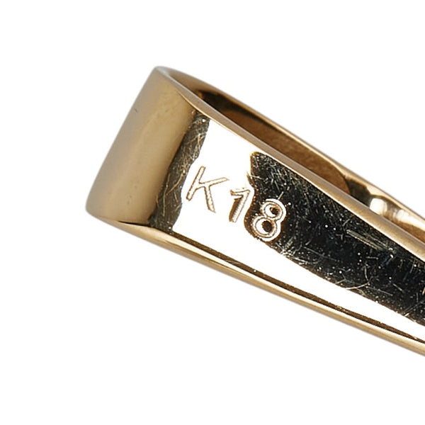 K18YG イエローゴールド パンサー 豹 モチーフ ペンダントトップ レディース 【中古】