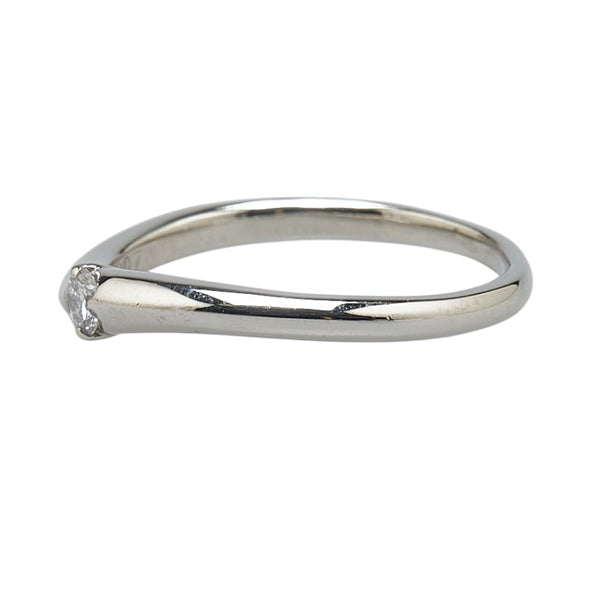 Pt900 プラチナ ダイヤ0.07ct リング 指輪 レディース 9号 【中古】