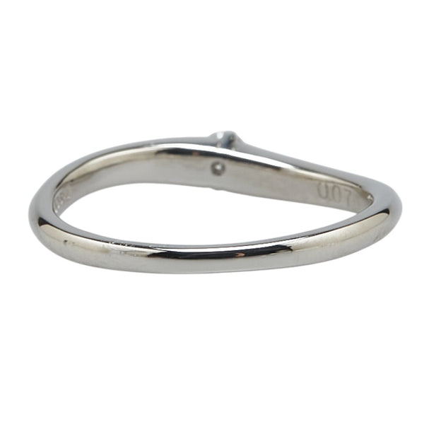 Pt900 プラチナ ダイヤ0.07ct リング 指輪 レディース 9号 【中古】