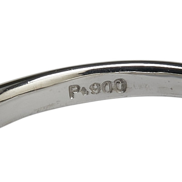 Pt900 プラチナ ダイヤ0.07ct リング 指輪 レディース 9号 【中古】