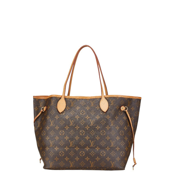 ルイ ヴィトン ダミエ ネヴァーフルMM トートバッグ ハンドバッグ N41358 エベヌ ブラウン PVC レザー レディース LOUIS VUITTON 【中古】