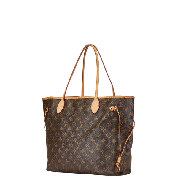 ルイ ヴィトン ダミエ ネヴァーフルMM トートバッグ ハンドバッグ N41358 エベヌ ブラウン PVC レザー レディース LOUIS VUITTON 【中古】