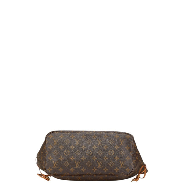 ルイ ヴィトン ダミエ ネヴァーフルMM トートバッグ ハンドバッグ N41358 エベヌ ブラウン PVC レザー レディース LOUIS VUITTON 【中古】