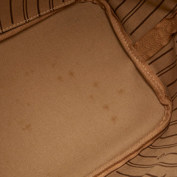 ルイ ヴィトン ダミエ ネヴァーフルMM トートバッグ ハンドバッグ N41358 エベヌ ブラウン PVC レザー レディース LOUIS VUITTON 【中古】