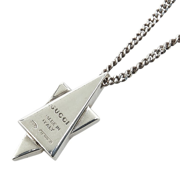 グッチ スターオブダビデ ネックレス SV925 シルバー レディース GUCCI 【中古】