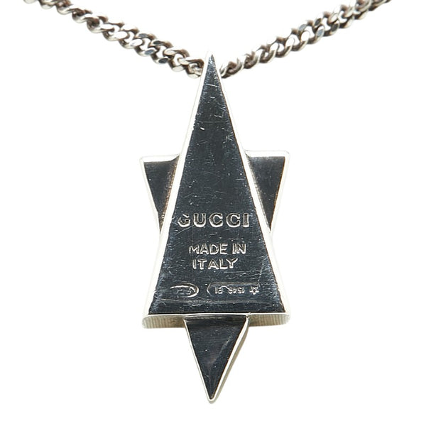 グッチ スターオブダビデ ネックレス SV925 シルバー レディース GUCCI 【中古】