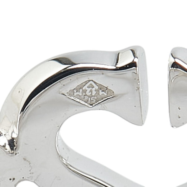 カルティエ Cハート リング 指輪 #57 K18WG ホワイトゴールド レディース CARTIER 【中古】