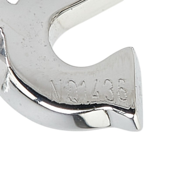 カルティエ Cハート リング 指輪 #57 K18WG ホワイトゴールド レディース CARTIER 【中古】