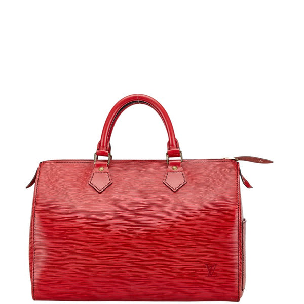 ルイ ヴィトン エピ スピーディ30 ハンドバッグ ミニボストンバッグ M43007 カスティリアンレッド レザー レディース LOUIS VUITTON 【中古】