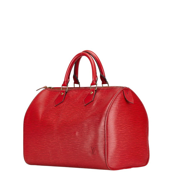 ルイ ヴィトン エピ スピーディ30 ハンドバッグ ミニボストンバッグ M43007 カスティリアンレッド レザー レディース LOUIS VUITTON 【中古】