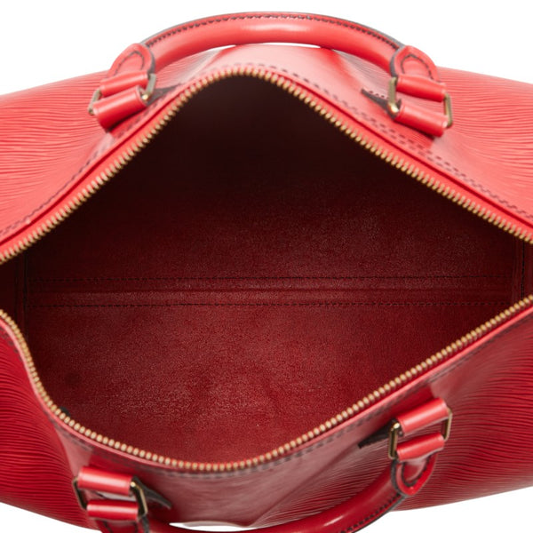 ルイ ヴィトン エピ スピーディ30 ハンドバッグ ミニボストンバッグ M43007 カスティリアンレッド レザー レディース LOUIS VUITTON 【中古】