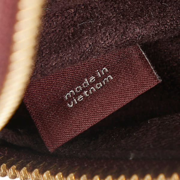 コーチ チェーン ボディバッグ ウエストバッグ C0851 パープル レザー レディース COACH 【中古】