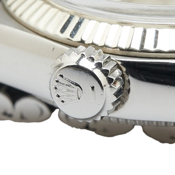 ロレックス オイスターパーペチュアル 腕時計 6719 自動巻き シルバー文字盤 ステンレススチール レディース ROLEX 【中古】