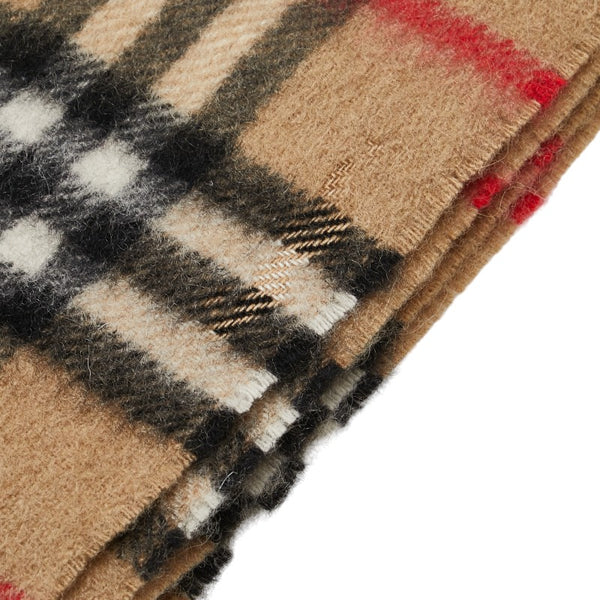 バーバリー ノバチェック マフラー ベージュ カシミヤ レディース BURBERRY 【中古】