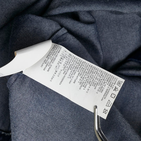 マルタンマルジェラ シャツ ウエスタンシャツ サイズ：44 ブルー コットン メンズ MARTIN MARGIELA 【中古】