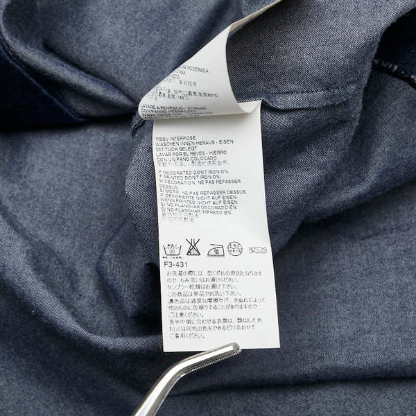 マルタンマルジェラ シャツ ウエスタンシャツ サイズ：44 ブルー コットン メンズ MARTIN MARGIELA 【中古】