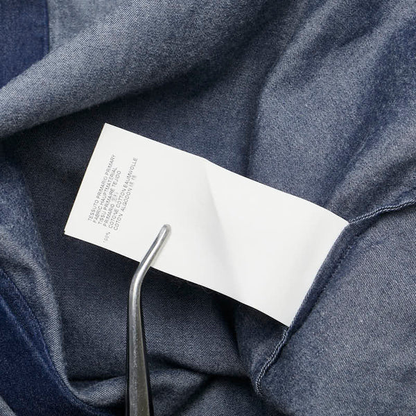 マルタンマルジェラ シャツ ウエスタンシャツ サイズ：44 ブルー コットン メンズ MARTIN MARGIELA 【中古】