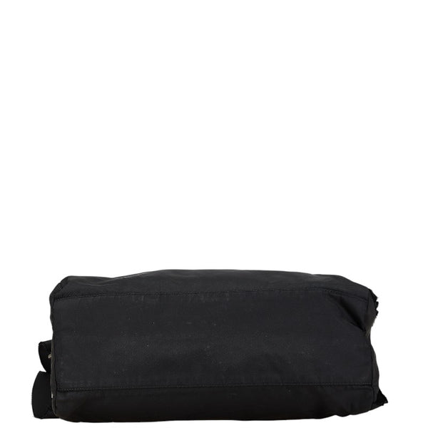 プラダ ハンドバッグ ブラック ナイロン レザー レディース PRADA 【中古】