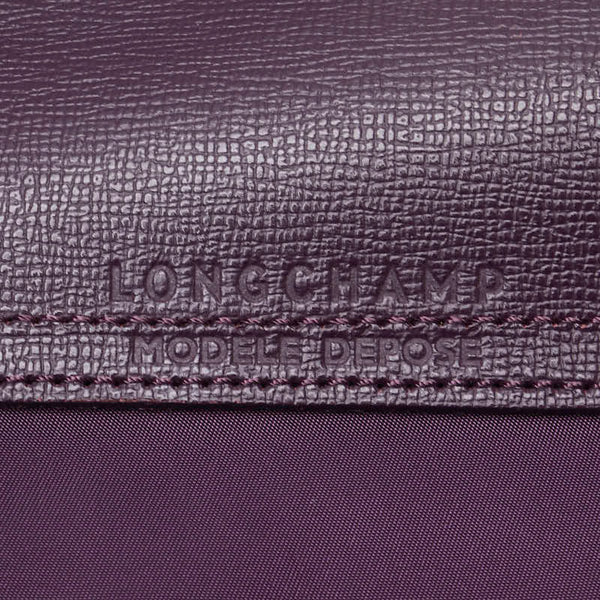 ロンシャン ル プリアージュ ネオ M ハンドバッグ ショルダーバッグ 2WAY パープル ナイロン レザー レディース Longchamp 【中古】