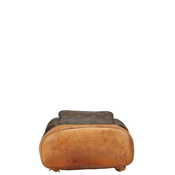 ルイ ヴィトン モノグラム モンスリMM リュック バックパック M51136 ブラウン PVC レザー レディース LOUIS VUITTON 【中古】