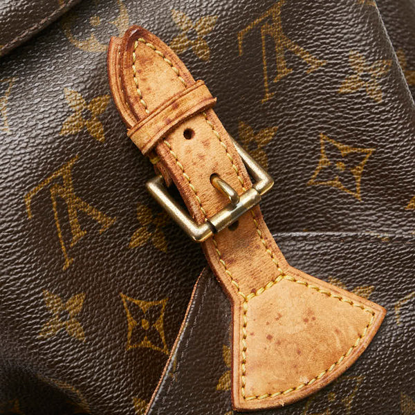 ルイ ヴィトン モノグラム モンスリMM リュック バックパック M51136 ブラウン PVC レザー レディース LOUIS VUITTON 【中古】