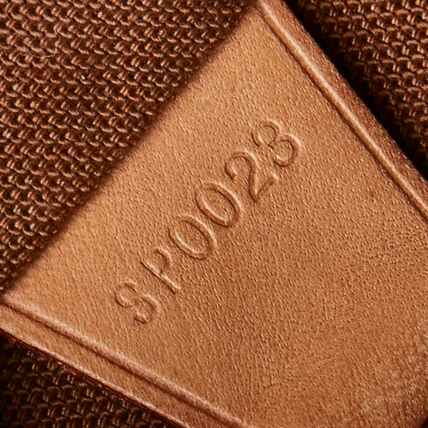 ルイ ヴィトン モノグラム モンスリMM リュック バックパック M51136 ブラウン PVC レザー レディース LOUIS VUITTON 【中古】