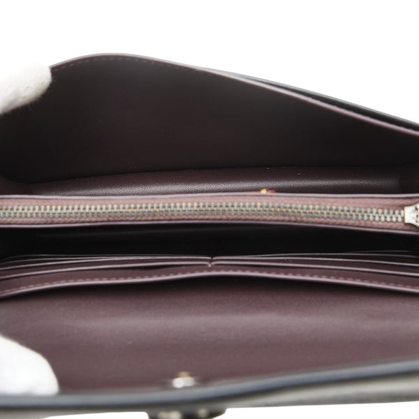 コーチ ビー クロスボディ 斜め掛け ショルダーバッグ チェーンウォレット CH802 ブラック レザー レディース COACH 【中古】