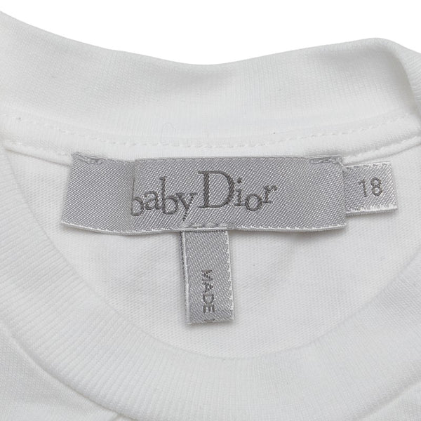 ディオール ハート YOU Tシャツ サイズ：18(80) ホワイ コットン キッズ Dior 【中古】