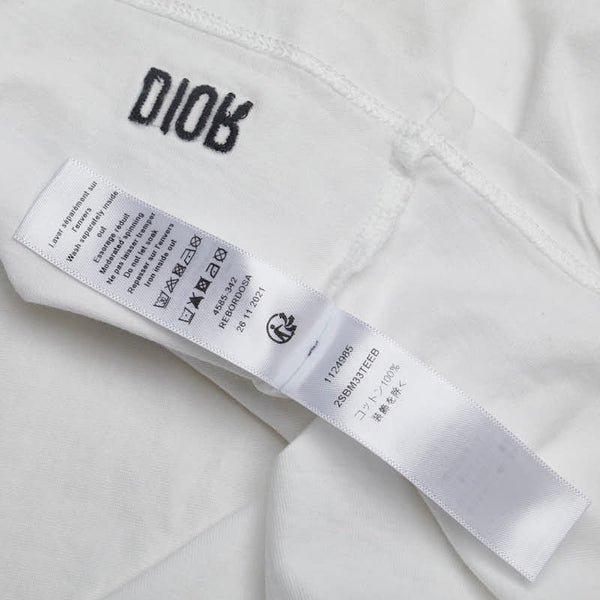 ディオール ハート YOU Tシャツ サイズ：18(80) ホワイ コットン キッズ Dior 【中古】