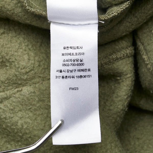 シュプリーム 23AW Satin Applique パーカー フーディー パンツ セットアップ スウェット カーキ コットン ポリエステル メンズ Supreme 【中古】