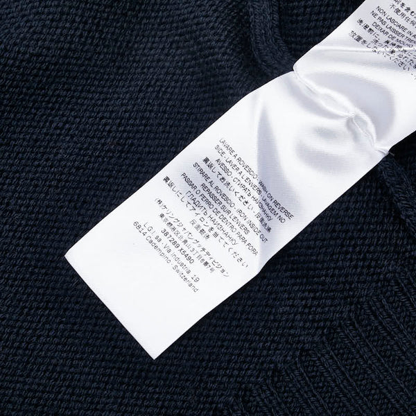 グッチ ノルディック ニットブルゾン サイズ：6 ネイビー マルチカラー ウール レディース GUCCI 【中古】