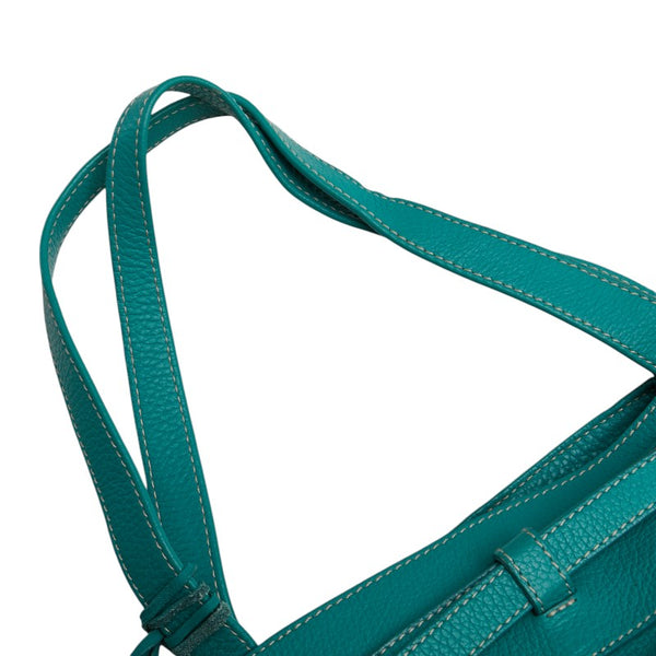 フルラ トートバッグ ハンドバッグ グリーン レザー レディース Furla 【中古】
