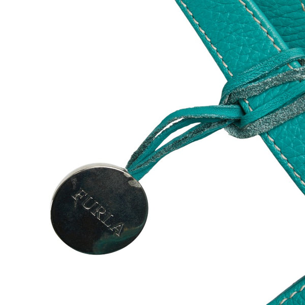 フルラ トートバッグ ハンドバッグ グリーン レザー レディース Furla 【中古】
