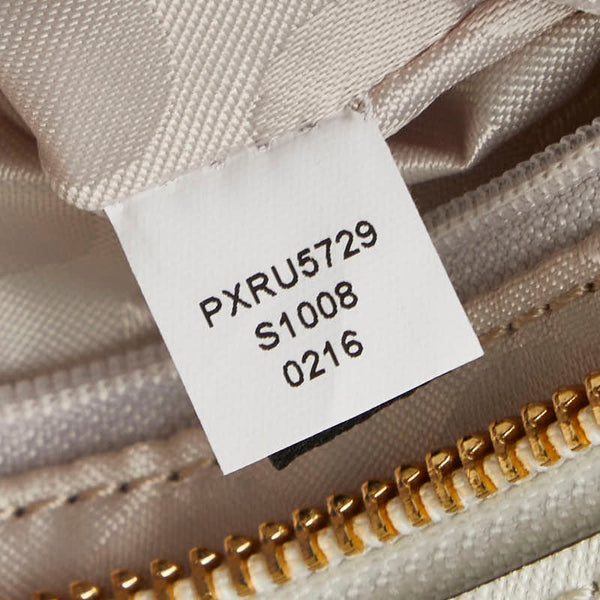 ケイトスペード ロゴ 斜め掛け ショルダーバッグ ホワイト ブルー レザー レディース Kate Spade 【中古】