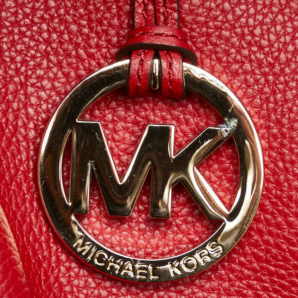 マイケルコース トートバッグ レッド レザー レディース Michael Kors 【中古】