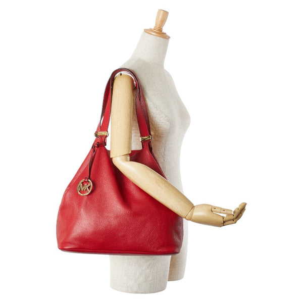 マイケルコース トートバッグ レッド レザー レディース Michael Kors 【中古】