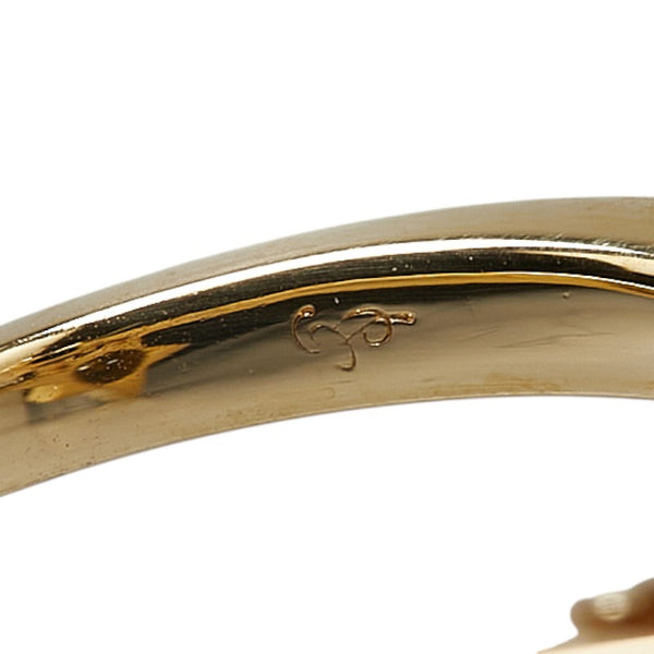 K18YG イエローゴールド ダイヤ0.15ct スター 星 モチーフ リング 指輪 レディース 8.5号 【中古】