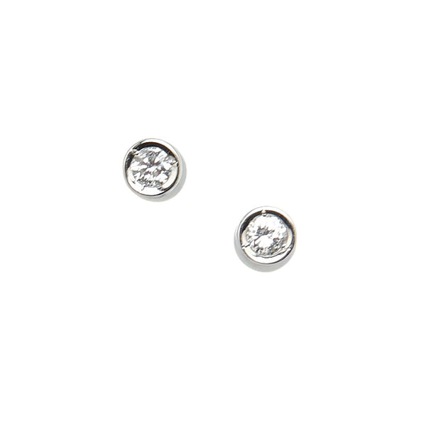 Pt900 プラチナ ダイヤ0.30ct スタッドピアス レディース 【中古】