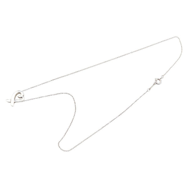 ティファニー ラビングハート ネックレス SV925 シルバー レディース TIFFANY&Co. 【中古】