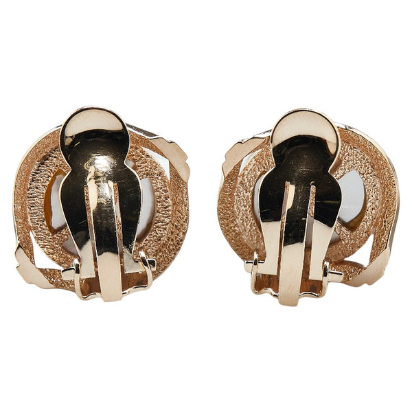 タサキ K14YG イエローゴールド マベパール約14.mm イヤリング レディース TASAKI 【中古】