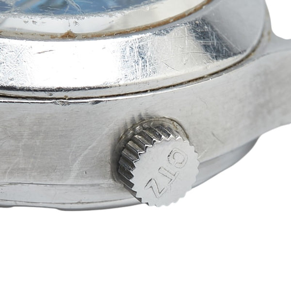 シチズン コスモスターV2 腕時計 自動巻き ブルー文字盤 ステンレススチール レディース CITIZEN 【中古】