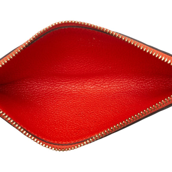 ルイ ヴィトン モノグラム アンプラント ポルトフォイユ キュリーズ 長財布 M60302 オレンジ レザー レディース LOUIS VUITTON 【中古】