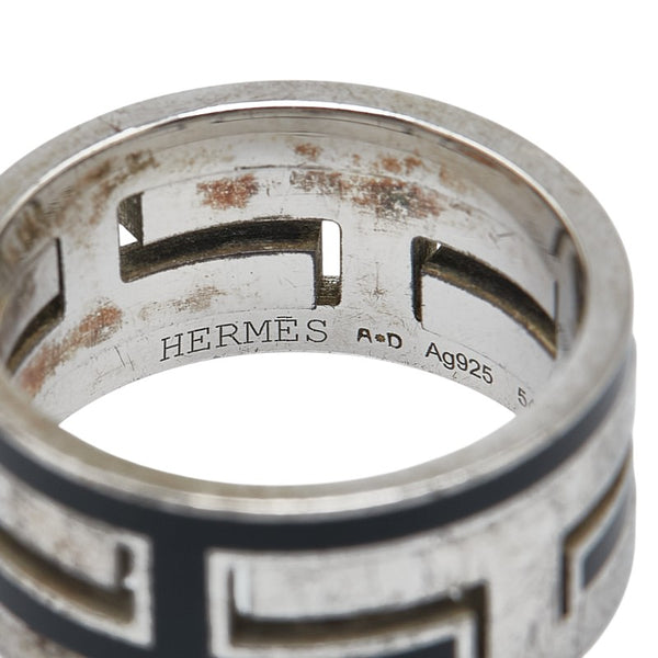 エルメス ムーブアッシュ リング 指輪 #54 SV925 シルバー レディース HERMES 【中古】