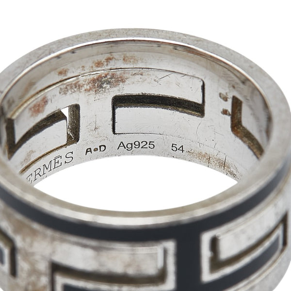 エルメス ムーブアッシュ リング 指輪 #54 SV925 シルバー レディース HERMES 【中古】