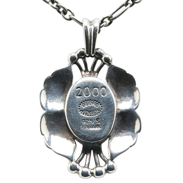 ジョージジェンセン ヘリテージコレクション ヘマタイト 2000 ネックレス SV925 シルバー レディース Georg Jensen 【中古】